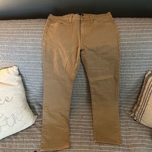 Madewell Mens Garment Dyed Jeans 31x32 khaki